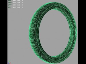 moped vintage tire 3D Model
