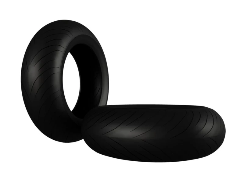 moto gp tire 3D Model .c4d .max .obj .3ds .fbx .stl .blend 