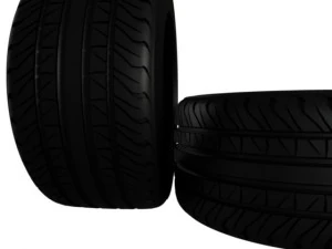muscle car tire 3D Model