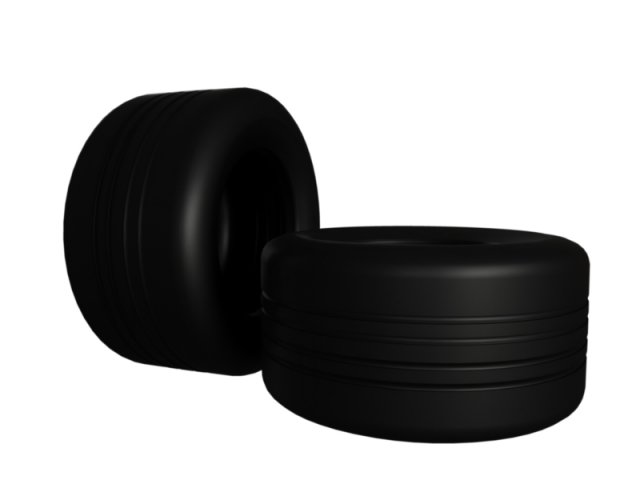 musclecar sport tire Modelo 3D .c4d .max .obj .3ds .fbx .stl .blend 
