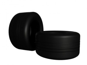 musclecar sport tire 3D Model