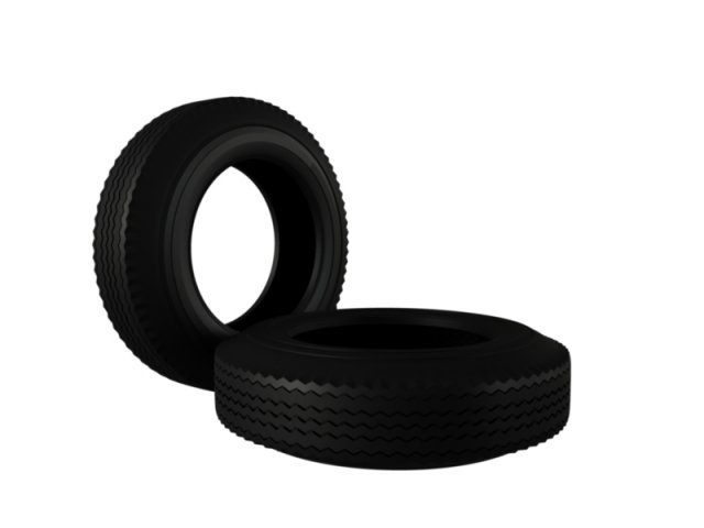 oldest car tire 3D Model .c4d .max .obj .3ds .fbx .stl .blend 
