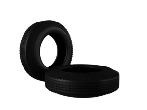 oldest car tire 3D Model