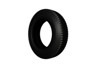 oldest car tire 3D Model