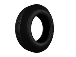 oldest car tire 3D Model