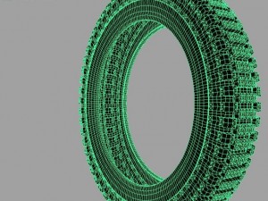 pireli lightbike tire 3D Model