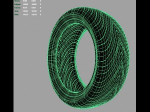 scuter tire 3D Модель