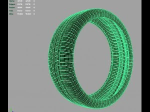 tire pirelli pzero rosso 3D Model