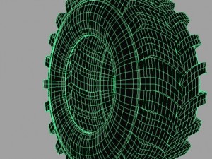 tractor tire 3Dモデル