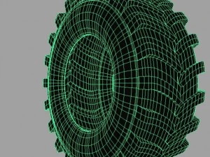 tractor tire 3D Model