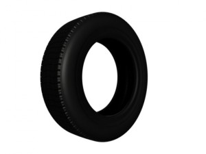 truck car tire Model 3D