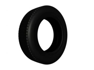 truck car tire 3D Model