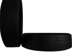 truck car tire Model 3D