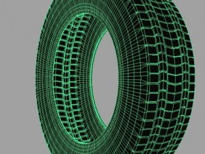 truck tire 3D Model