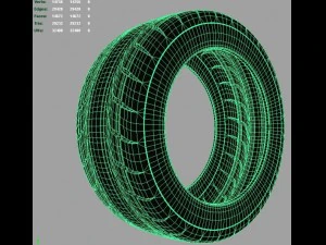 ventus rs3 tire 3D Model