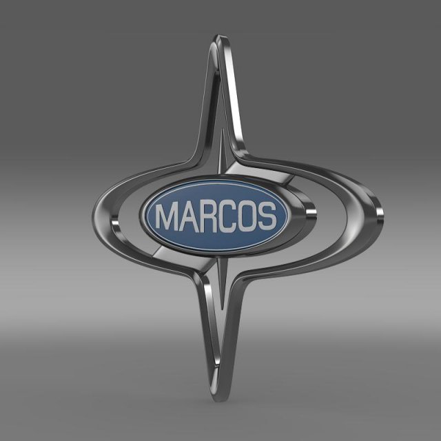marcos 3d logo Model 3D .c4d .max .obj .3ds .fbx .stl .blend 