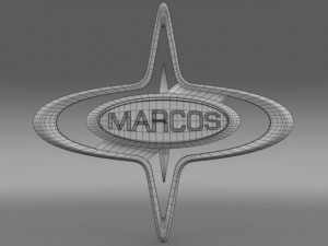 marcos 3d logo Model 3D