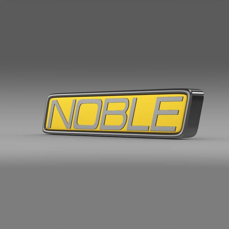 noble logo 3D Model .c4d .max .obj .3ds .fbx .stl .blend 