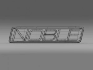 noble logo 3D Model