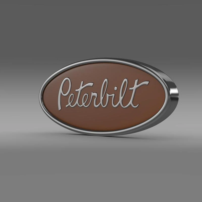 peterbilt logo 3D Model .c4d .max .obj .3ds .fbx .stl .blend 
