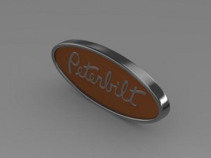 peterbilt logo 3Dモデル