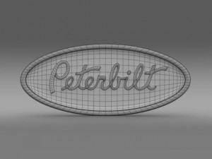 peterbilt logo 3Dモデル