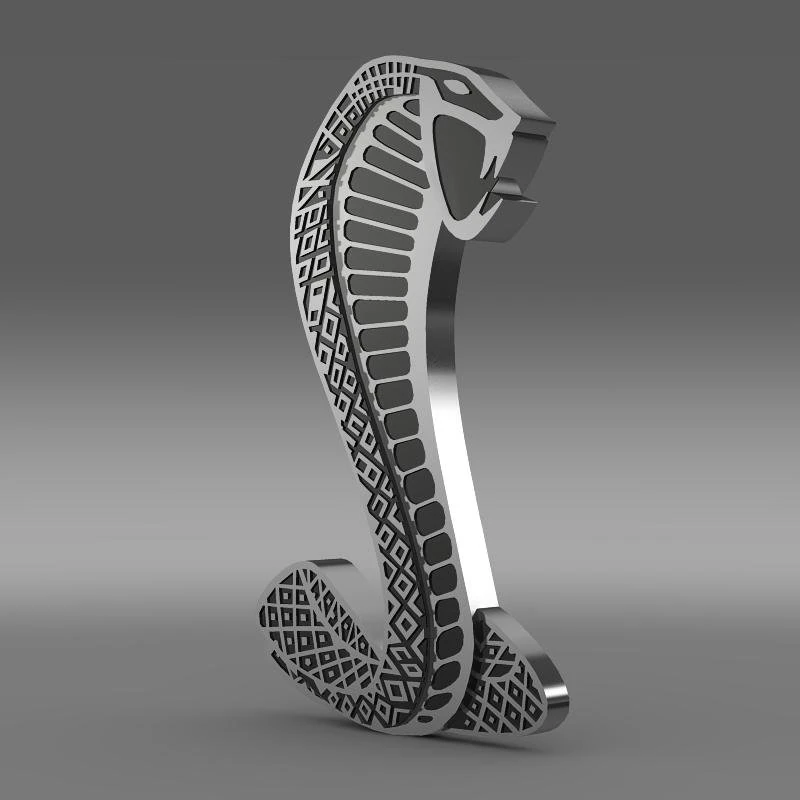 mustang shelby logo 3D Model .c4d .max .obj .3ds .fbx .stl .blend