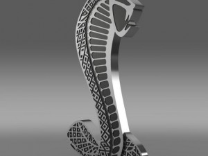 mustang shelby logo Modelo 3D