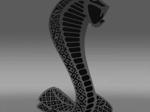 mustang shelby logo 3D Model