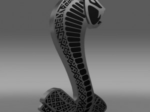 mustang shelby logo 3D 模型
