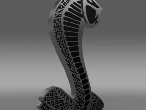 mustang shelby logo 3D Model