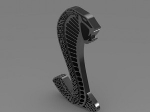 mustang shelby logo 3D 模型