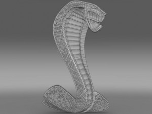 mustang shelby logo 3D 模型