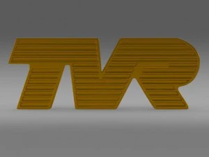 tvr logo 3D Model
