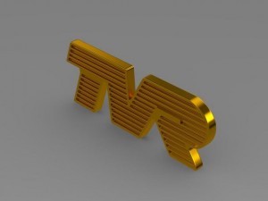 tvr logo 3D Modell