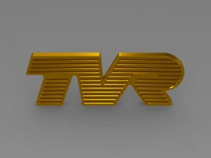 tvr logo 3D Model