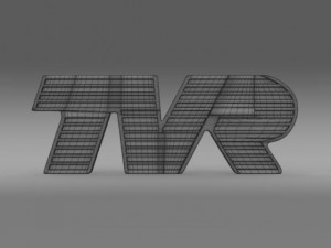 tvr logo 3D Modell