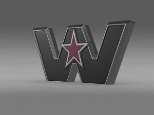 western star logo Modelo 3D
