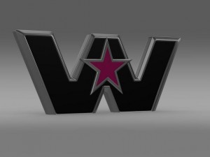 western star logo Modelo 3D