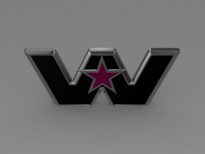 western star logo Modelo 3D