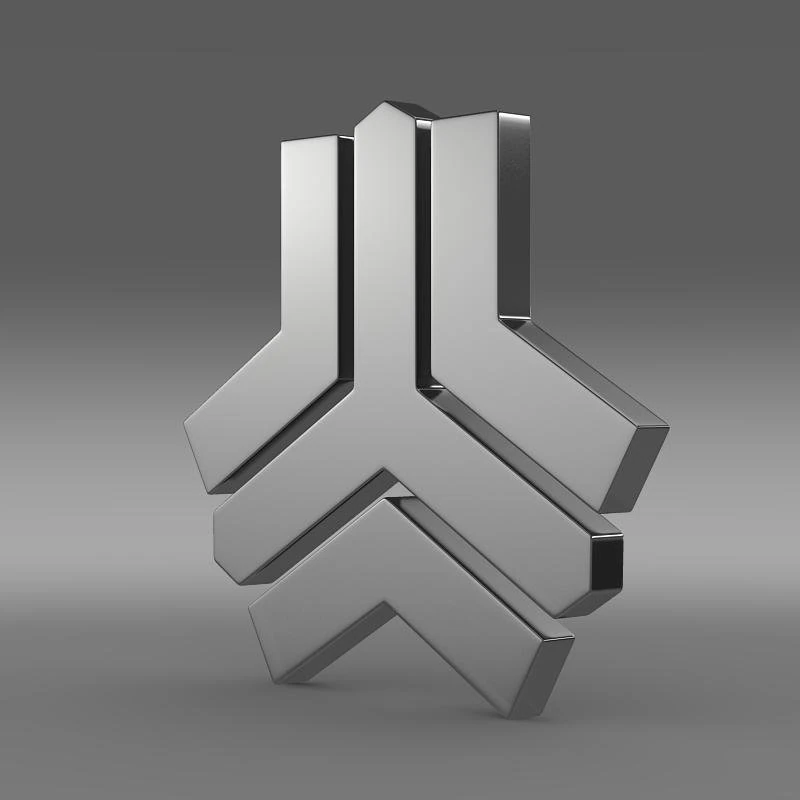 saipa logo 3D Model .c4d .max .obj .3ds .fbx .stl .blend 