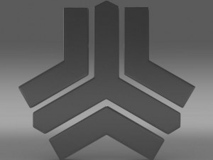 saipa logo 3Dモデル