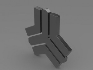 saipa logo 3Dモデル