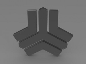 saipa logo 3Dモデル