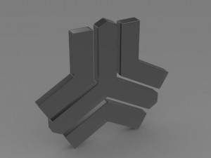 saipa logo 3Dモデル