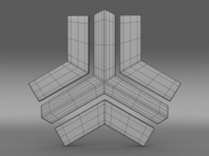 saipa logo 3Dモデル