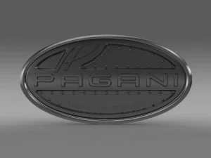 pagani logo 3D Model