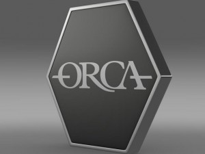 orca logo Model 3D