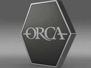 Orca-Logo 3D Modell