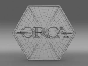 orca logo 3D Model